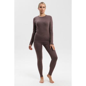 Костюм двойка женский "Термо-4" кашкорсе с начесом (последний размер) коричневый 54 Костюм двойка женский "Термо-4" кашкорсе с начесом (последний размер) коричневый 54