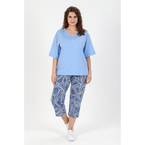 Костюм двойка женский "Котлин-2" кулирка (последний размер) голубой 60 Костюм двойка женский "Котлин-2" кулирка (последний размер) голубой 60