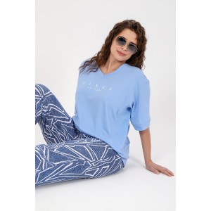 Костюм двойка женский "Котлин-2" кулирка (последний размер) голубой 60 Костюм двойка женский "Котлин-2" кулирка (последний размер) голубой 60