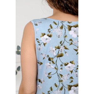 Сорочка женская "Модест-4" вискоза (последний размер) голубой 48