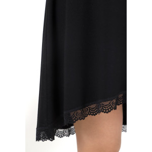 Сорочка женская "Мелоди-1" вискоза (последний размер) черный 52