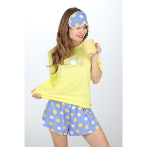 Пижама женская "Сновидение-2" кулирка (последний размер) желтый 50