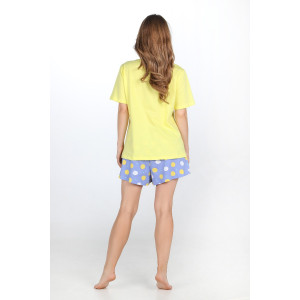 Пижама женская "Сновидение-2" кулирка (последний размер) желтый 50