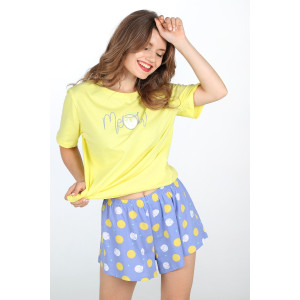 Пижама женская "Сновидение-2" кулирка (последний размер) желтый 50