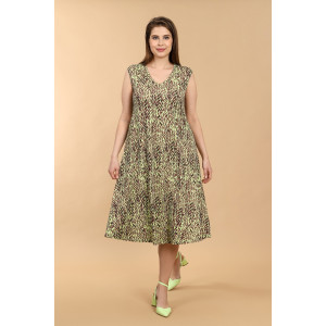 Сарафан женский "Дыхание лета-2" вискоза (последний размер) зеленый 52,54,60