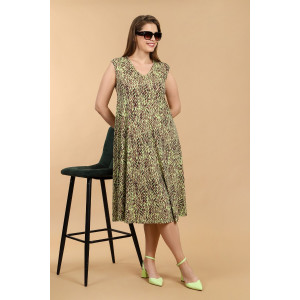 Сарафан женский "Дыхание лета-2" вискоза (последний размер) зеленый 52,54,60