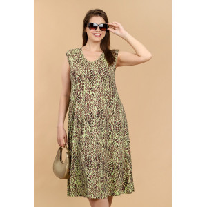 Сарафан женский "Дыхание лета-2" вискоза (последний размер) зеленый 52,54,60