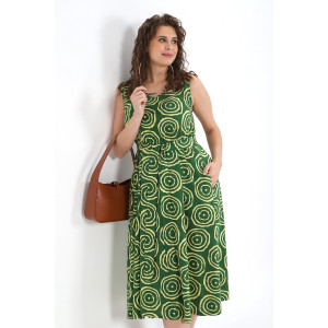 Сарафан женский "Лабиринт-2" кулирка (последний размер) зеленый 56 Сарафан женский "Лабиринт-2" кулирка (последний размер) зеленый 56
