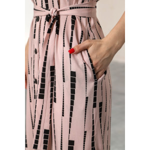 Сарафан женский "Кристалл-1" штапель (последний размер) пудровый 52,54