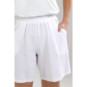 Шорты женские "Виола-2" муслин (последний размер) белый 48,52