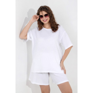Шорты женские "Виола-2" муслин (последний размер) белый 48,52