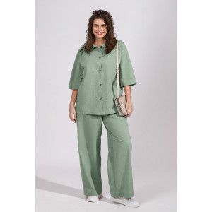 Брюки женские "Тимьян-2" плательная ткань (последний размер) зеленый 46,48,58 Брюки женские "Тимьян-2" плательная ткань (последний размер) зеленый 46,48,58