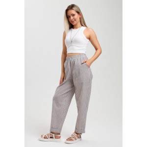 Брюки женские "Летний день-1" плательная ткань (последний размер) бежевый 50,52,54 Брюки женские "Летний день-1" плательная ткань (последний размер) бежевый 50,52,54