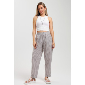 Брюки женские "Летний день-1" плательная ткань (последний размер) бежевый 50,52,54 Брюки женские "Летний день-1" плательная ткань (последний размер) бежевый 50,52,54