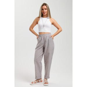 Брюки женские "Летний день-1" плательная ткань (последний размер) бежевый 50,52,54 Брюки женские "Летний день-1" плательная ткань (последний размер) бежевый 50,52,54