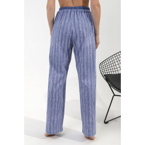 Брюки женские "Полоса-1" кулирка (последний размер) синий 48 Брюки женские "Полоса-1" кулирка (последний размер) синий 48