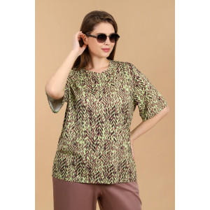 Футболка женская "Дыхание лета-3" вискоза (последний размер) зеленый 54 Футболка женская "Дыхание лета-3" вискоза (последний размер) зеленый 54