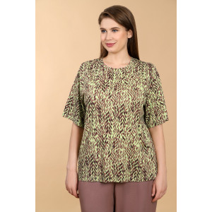 Футболка женская "Дыхание лета-3" вискоза (последний размер) зеленый 54 Футболка женская "Дыхание лета-3" вискоза (последний размер) зеленый 54