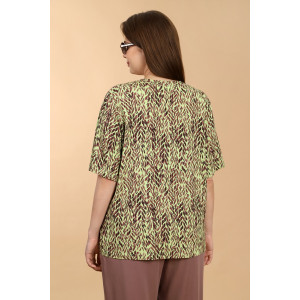 Футболка женская "Дыхание лета-3" вискоза (последний размер) зеленый 54 Футболка женская "Дыхание лета-3" вискоза (последний размер) зеленый 54