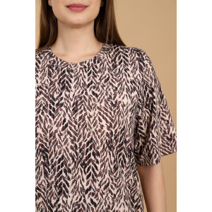 Футболка женская "Дыхание лета-3" вискоза (последний размер) бежевый 58,62 Футболка женская "Дыхание лета-3" вискоза (последний размер) бежевый 58,62