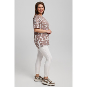 Футболка женская "Манифест-2" кулирка (последний размер) бежевый 62 Футболка женская "Манифест-2" кулирка (последний размер) бежевый 62