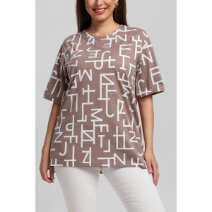 Футболка женская "Манифест-2" кулирка (последний размер) бежевый 62 Футболка женская "Манифест-2" кулирка (последний размер) бежевый 62