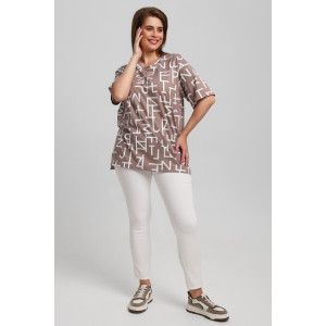 Футболка женская "Манифест-2" кулирка (последний размер) бежевый 62 Футболка женская "Манифест-2" кулирка (последний размер) бежевый 62