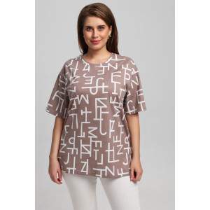 Футболка женская "Манифест-2" кулирка (последний размер) бежевый 62 Футболка женская "Манифест-2" кулирка (последний размер) бежевый 62