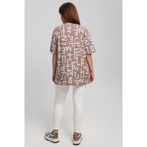 Футболка женская "Манифест-2" кулирка (последний размер) бежевый 62 Футболка женская "Манифест-2" кулирка (последний размер) бежевый 62