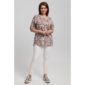 Футболка женская "Манифест-2" кулирка (последний размер) бежевый 62 Футболка женская "Манифест-2" кулирка (последний размер) бежевый 62