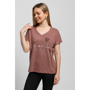 Футболка женская "Чиа-3" кулирка (последний размер) шоколадный 54 Футболка женская "Чиа-3" кулирка (последний размер) шоколадный 54