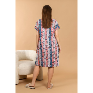 Халат женский "Инесса" кулирка (последний размер) персиковый 58 Халат женский "Инесса" кулирка (последний размер) персиковый 58