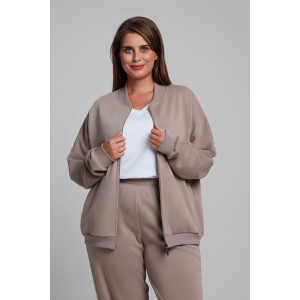 Бомбер женский "Динамика-1" лининг-кашкорсе (последний размер) бежевый 54,56,58 Бомбер женский "Динамика-1" лининг-кашкорсе (последний размер) бежевый 54,56,58