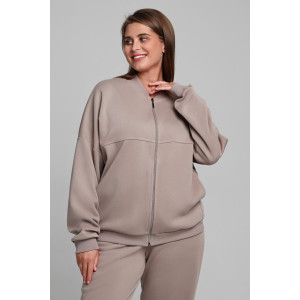 Бомбер женский "Динамика-1" лининг-кашкорсе (последний размер) бежевый 54,56,58 Бомбер женский "Динамика-1" лининг-кашкорсе (последний размер) бежевый 54,56,58