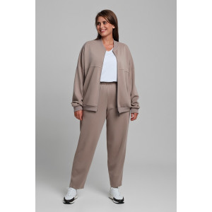 Бомбер женский "Динамика-1" лининг-кашкорсе (последний размер) бежевый 54,56,58 Бомбер женский "Динамика-1" лининг-кашкорсе (последний размер) бежевый 54,56,58