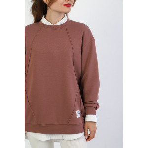 Джемпер женский "Паллада" футер 3-х нитка петля (последний размер) капучино 54 Джемпер женский "Паллада" футер 3-х нитка петля (последний размер) капучино 54