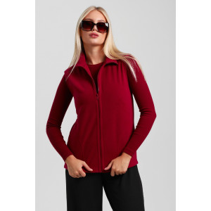 Жилет женский "Орбита" флис (последний размер) вишневый 56 Жилет женский "Орбита" флис (последний размер) вишневый 56