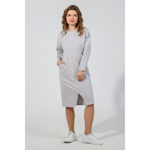 Платье женское "Спортикс-1" футер 2-х нитка карде (последний размер) светло-серый 44,50,54 Платье женское "Спортикс-1" футер 2-х нитка карде (последний размер) светло-серый 44,50,54