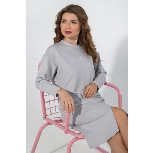 Платье женское "Спортикс-1" футер 2-х нитка карде (последний размер) светло-серый 44,50,54 Платье женское "Спортикс-1" футер 2-х нитка карде (последний размер) светло-серый 44,50,54