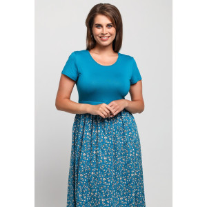 Платье женское "Кассандра-2" вискоза+штапель (последний размер) бирюзовый 48,50,54,56,58 Платье женское "Кассандра-2" вискоза+штапель (последний размер) бирюзовый 48,50,54,56,58