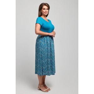 Платье женское "Кассандра-2" вискоза+штапель (последний размер) бирюзовый 48,50,54,56,58 Платье женское "Кассандра-2" вискоза+штапель (последний размер) бирюзовый 48,50,54,56,58