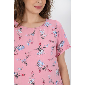 Платье женское "Розмарин-3" штапель (последний размер) розовый 46,50 Платье женское "Розмарин-3" штапель (последний размер) розовый 46,50