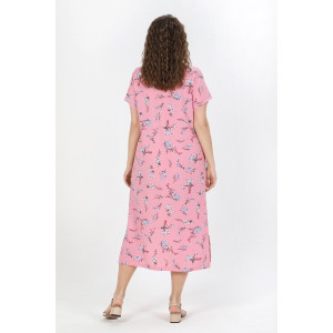 Платье женское "Розмарин-3" штапель (последний размер) розовый 46,50 Платье женское "Розмарин-3" штапель (последний размер) розовый 46,50