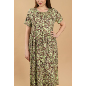 Платье женское "Дыхание лета-1" вискоза (последний размер) зеленый 48,62 Платье женское "Дыхание лета-1" вискоза (последний размер) зеленый 48,62