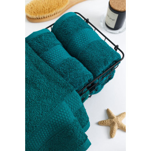 Полотенце махровое гладкокрашеное "Темный зеленый" Полотенце махровое гладкокрашеное "Темный зеленый"
