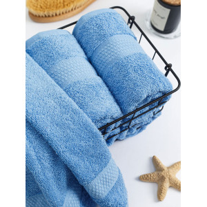 Полотенце махровое гладкокрашеное "Голубой" Полотенце махровое гладкокрашеное "Голубой"