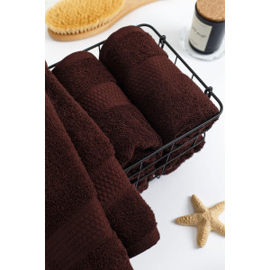 Полотенце махровое гладкокрашеное "Горький шоколад" Полотенце махровое гладкокрашеное "Горький шоколад"