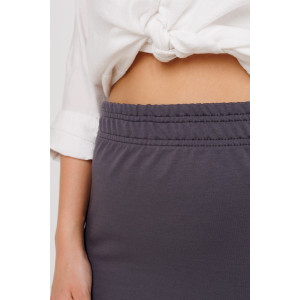 Юбка женская Ю04 (74 см) футер с лайкрой (р-ры: 44-70) серый Юбка женская Ю04 (74 см) футер с лайкрой (р-ры: 44-70) серый