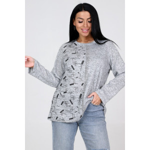 Туника женская №31856 ангора (р-ры: 50-60) серый Туника женская №31856 ангора (р-ры: 50-60) серый