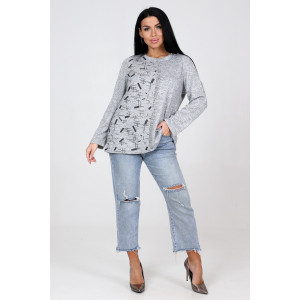 Туника женская №31856 ангора (р-ры: 50-60) серый Туника женская №31856 ангора (р-ры: 50-60) серый